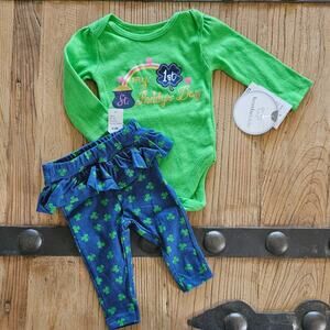 Koala Kids St Patricak's Day Outfit New sz 0-3M
